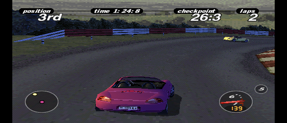 Porsche Challenge Screenshot 1